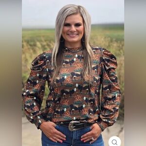 🖤🤎🧡Sterling Kreek Deep In The Herd Top Black Baldy Cow 🧡🤎🖤